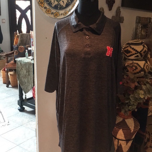 Stadium Athletics Other - Stadium Athletics XL Huskers polo shirt